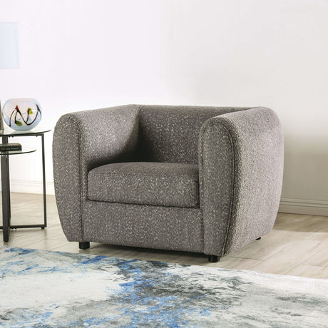 Verdal Charcoal Gray Chair from Furniture of America - Luna Furniture