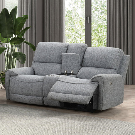 Morcote Gray Power Loveseat from Furniture of America - Luna Furniture