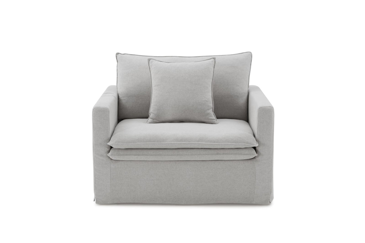 Crayford Light Gray Chair from Furniture of America - Luna Furniture