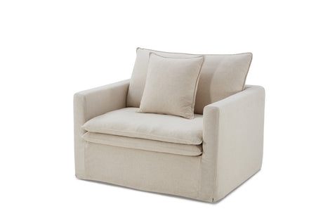 Crayford Taupe Chair from Furniture of America - Luna Furniture