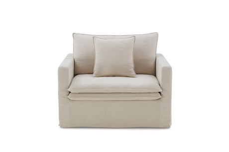 Crayford Taupe Chair from Furniture of America - Luna Furniture