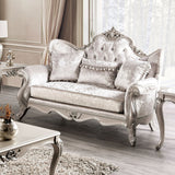 Acapulco Off-White Loveseat from Furniture of America - Luna Furniture