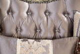 Albacete Champagne/Purple Loveseat from Furniture of America - Luna Furniture