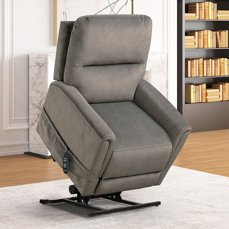 Ferdinandus Gray Lift Chair from Furniture of America - Luna Furniture