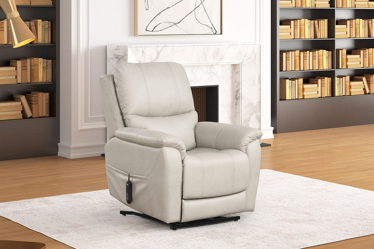 Ethelreda Light Gray Lift Chair from Furniture of America - Luna Furniture