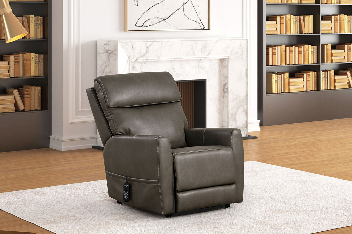 Barnabas Gray Lift Chair from Furniture of America - Luna Furniture