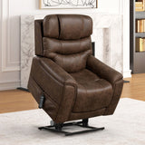 Guinevra Walnut Lift Chair from Furniture of America - Luna Furniture