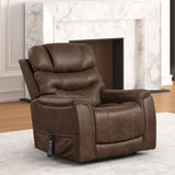 Guinevra Walnut Lift Chair from Furniture of America - Luna Furniture