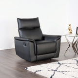 Bienne Black Recliner Chair from Furniture of America - Luna Furniture