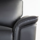 Bienne Black Loveseat Manual Recliner from Furniture of America - Luna Furniture