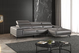 Vadso Dark Gray Sectional, Right Chaise from Furniture of America - Luna Furniture