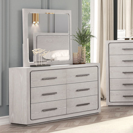 Crowthorne White Oak Dresser from Furniture of America - Luna Furniture