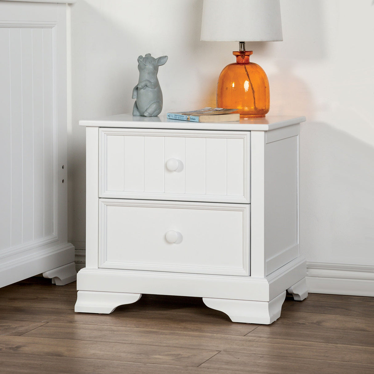 Fanton White Night Stand from Furniture of America - Luna Furniture