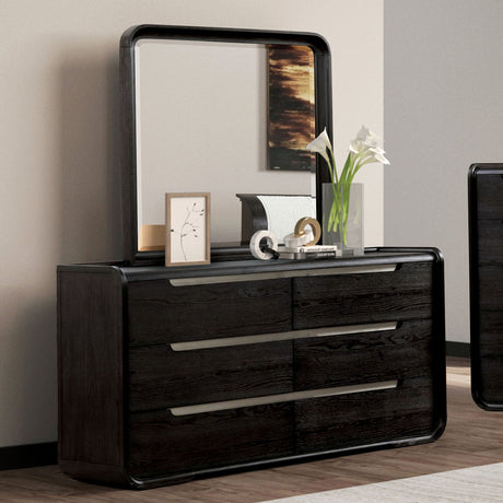 Osterley Black Dresser from Furniture of America - Luna Furniture