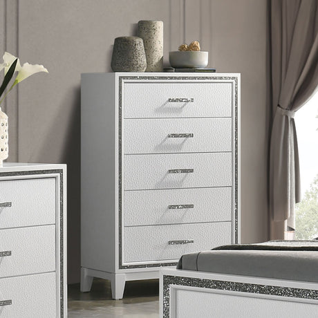 Lucida White Chest from Furniture of America - Luna Furniture