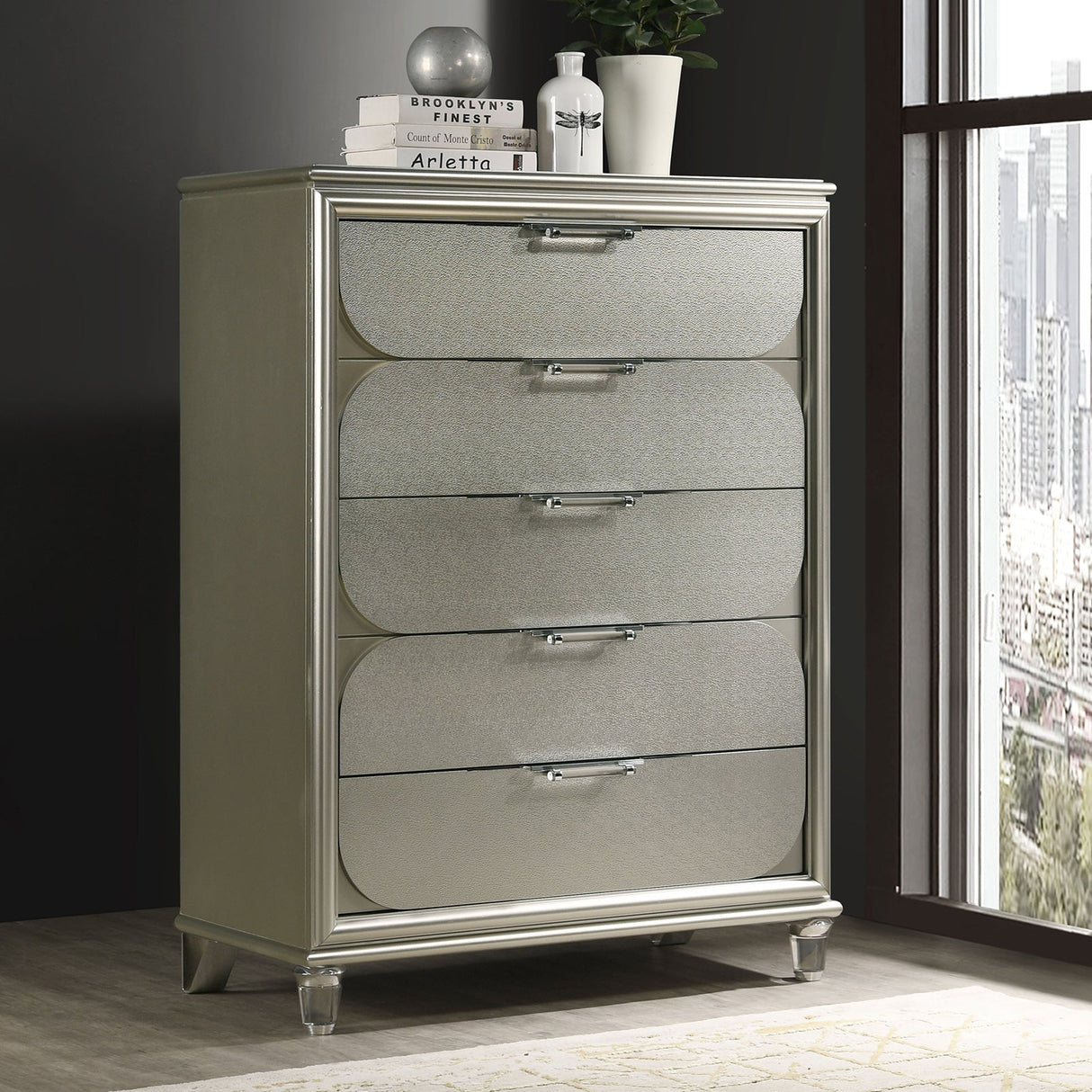 Sheridan Silver Chest from Furniture of America - Luna Furniture