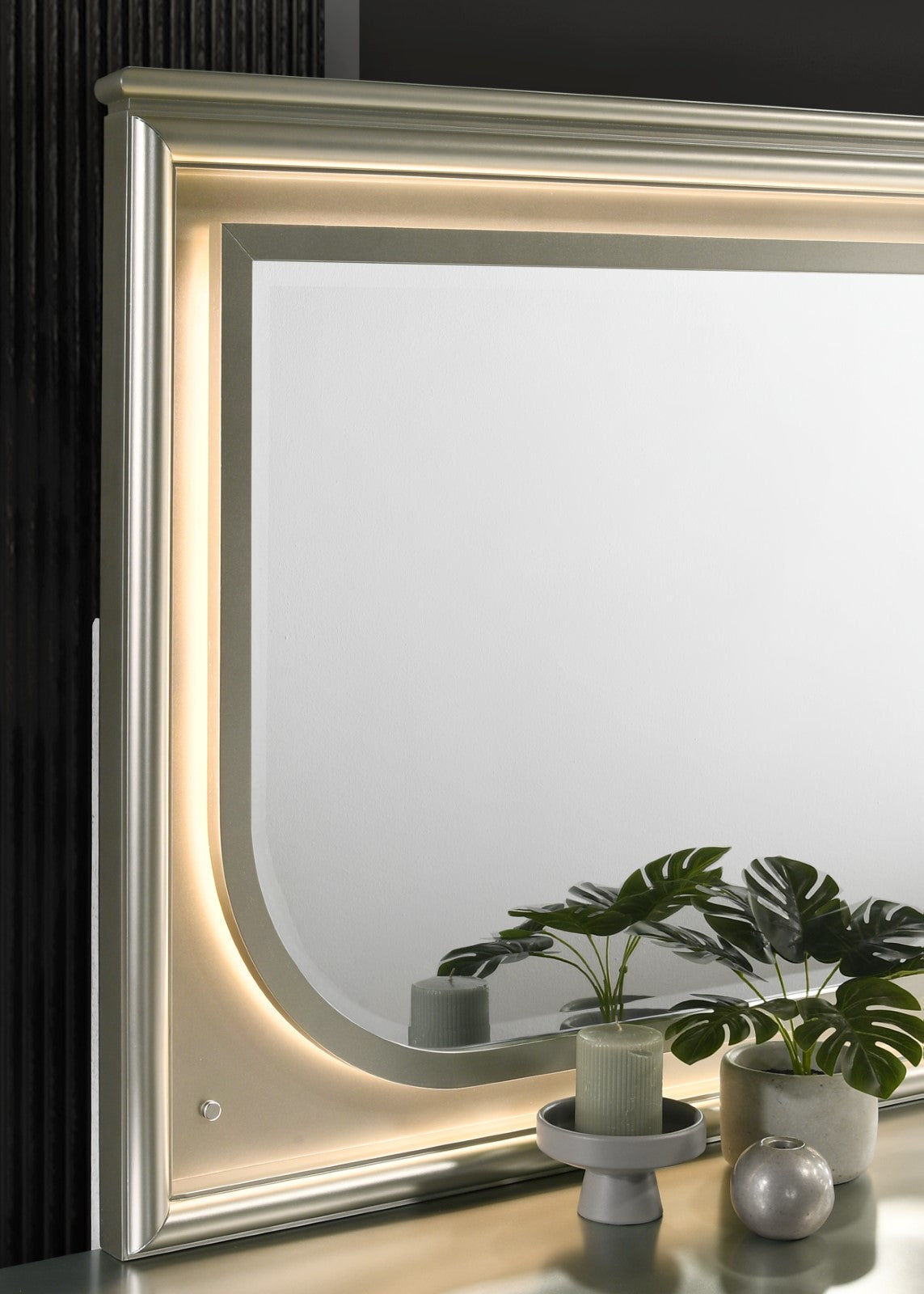 Sheridan Silver Mirror from Furniture of America - Luna Furniture