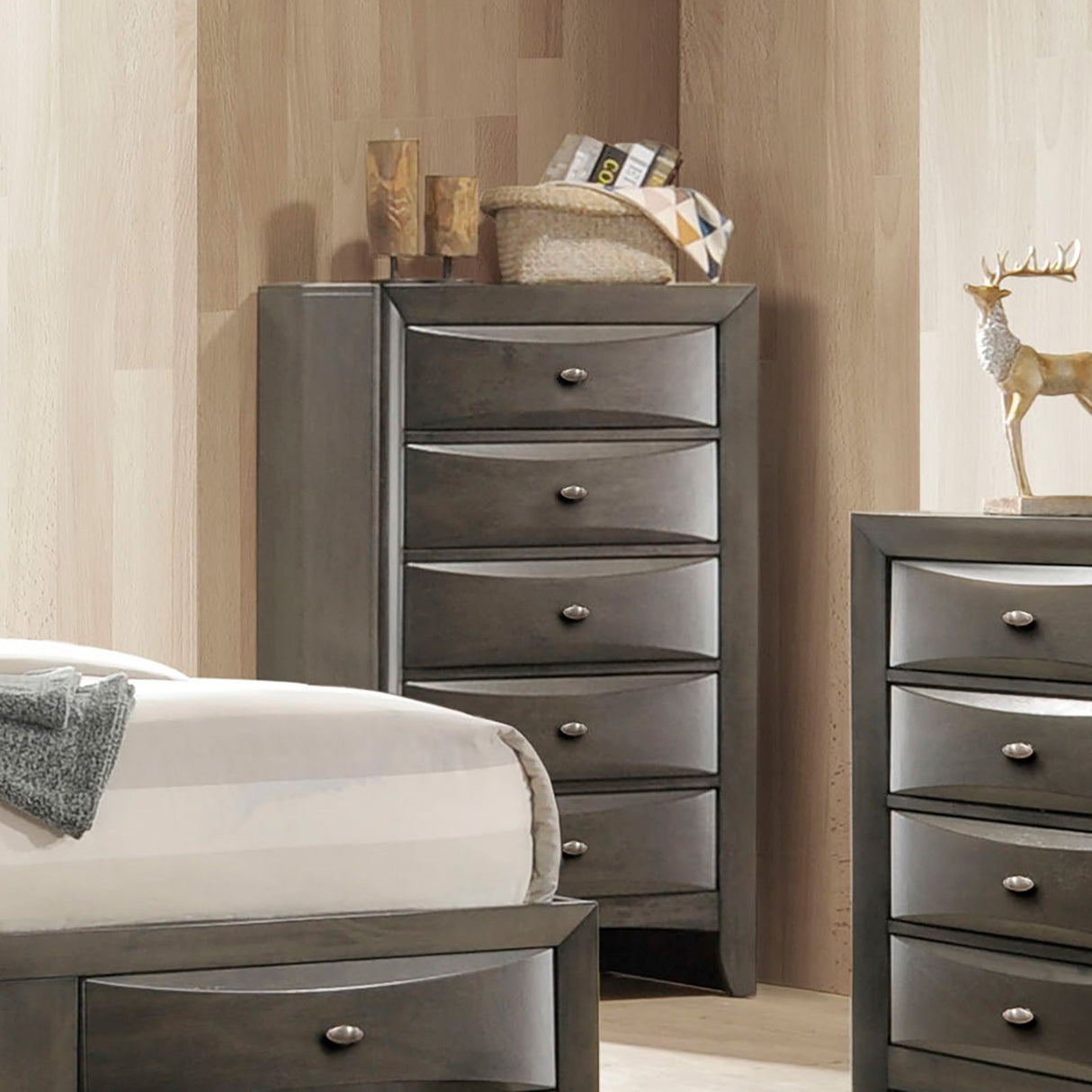 Zosimo Gray Chest from Furniture of America - Luna Furniture