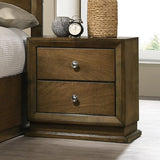 Kirkham Walnut Nighstand from Furniture of America - Luna Furniture