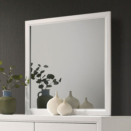 Errico White Mirror from Furniture of America - Luna Furniture