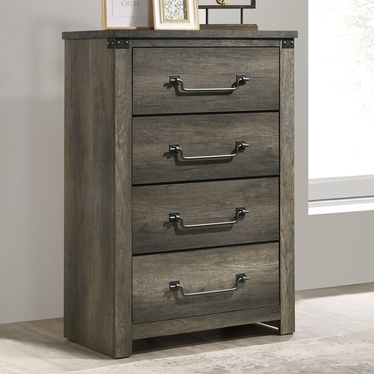 Britonale Rustic Gray Chest from Furniture of America - Luna Furniture