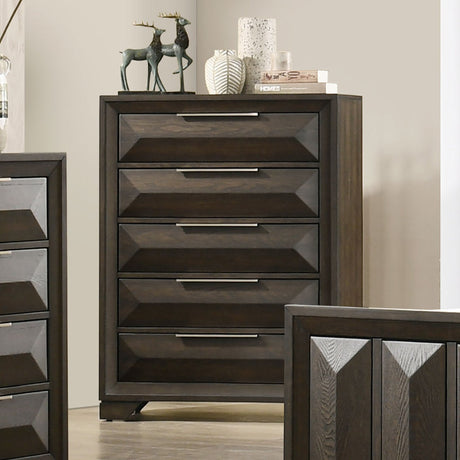 Hexham Espresso Chest from Furniture of America - Luna Furniture