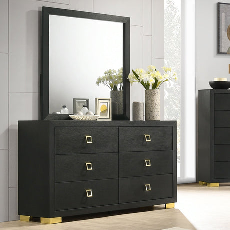 Latimer Black Dresser from Furniture of America - Luna Furniture