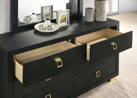 Latimer Black Dresser from Furniture of America - Luna Furniture