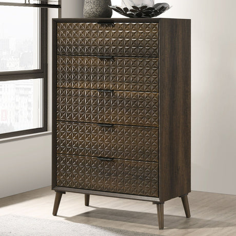 Chalfont Dark Brown Chest from Furniture of America - Luna Furniture