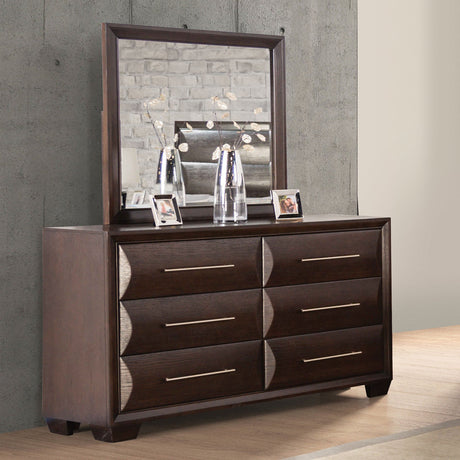 Hinwitz Espresso Dresser from Furniture of America - Luna Furniture