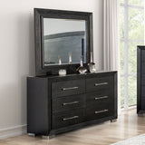 Ashbourne Black Dresser from Furniture of America - Luna Furniture