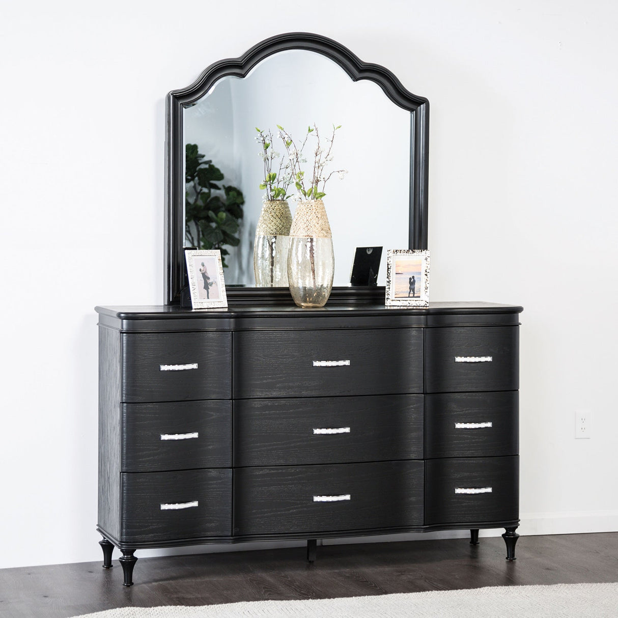 Melodi Parc Black Dresser from Furniture of America - Luna Furniture