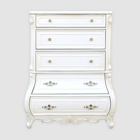 Valentini White Chest from Furniture of America - Luna Furniture