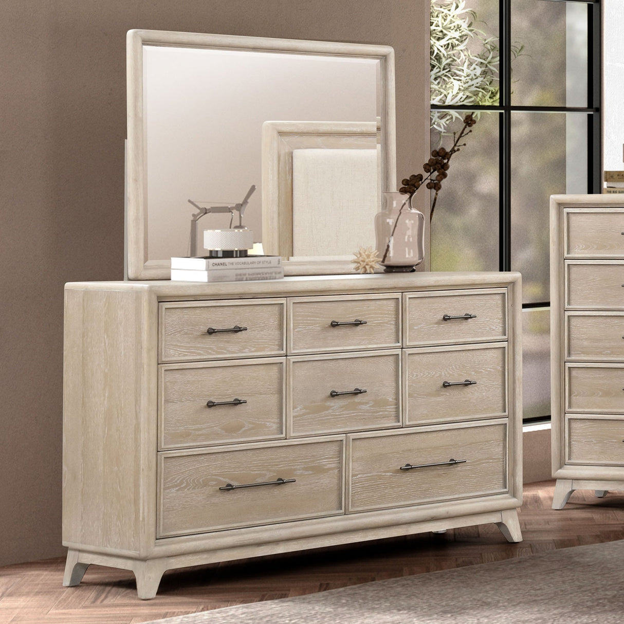 Midhurst Oak Dresser from Furniture of America - Luna Furniture