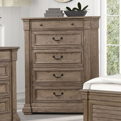 Sheringham Weathered Gray Chest from Furniture of America - Luna Furniture