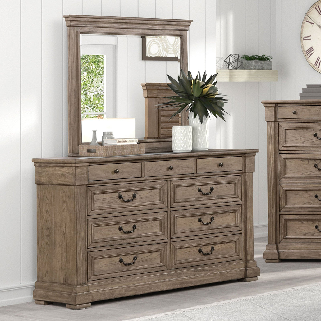 Sheringham Weathered Gray Dresser from Furniture of America - Luna Furniture