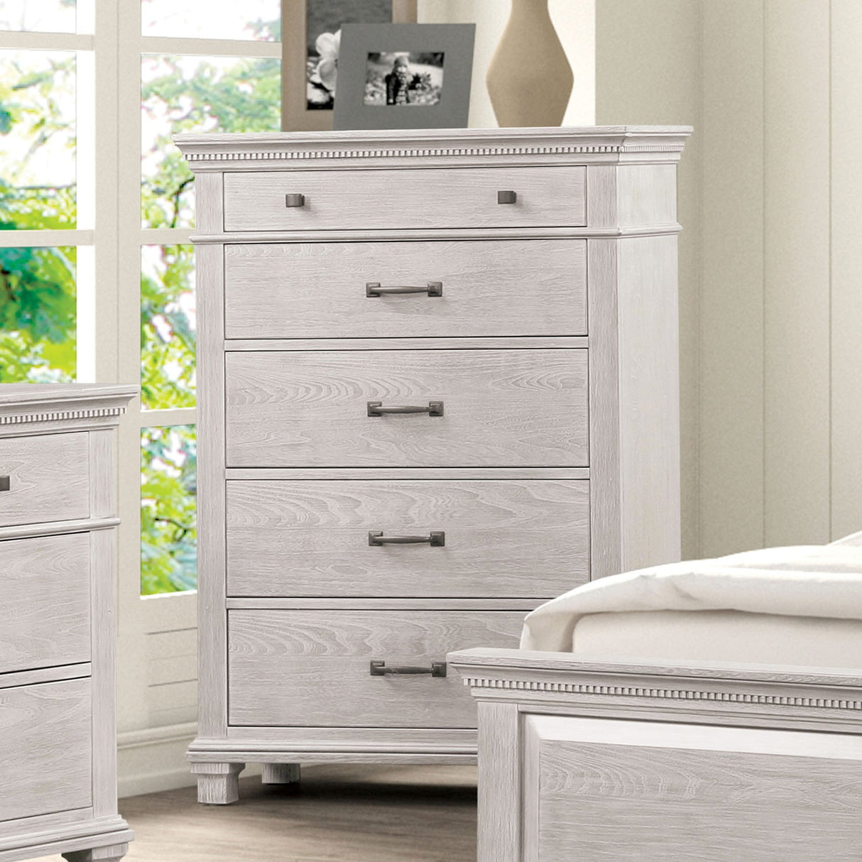 Swanley Weathered Gray Chest from Furniture of America - Luna Furniture