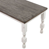 Calabria Antique White/Gray Counter Ht. Table from Furniture of America - Luna Furniture