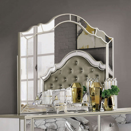 Eliora Silver Mirror from Furniture of America - Luna Furniture