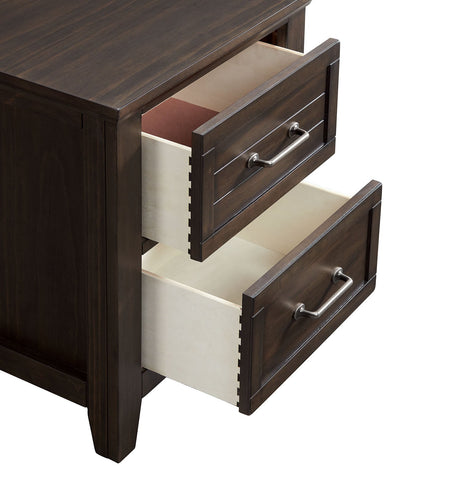 Alaina Walnut Night Stand from Furniture of America - Luna Furniture