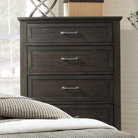 Alaina Walnut Chest from Furniture of America - Luna Furniture