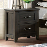 Alaina Walnut Night Stand from Furniture of America - Luna Furniture