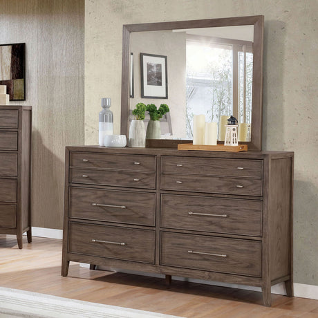 Tawana Warm Gray Dresser from Furniture of America - Luna Furniture