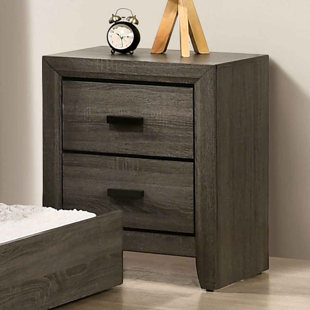 Roanne Gray Night Stand from Furniture of America - Luna Furniture