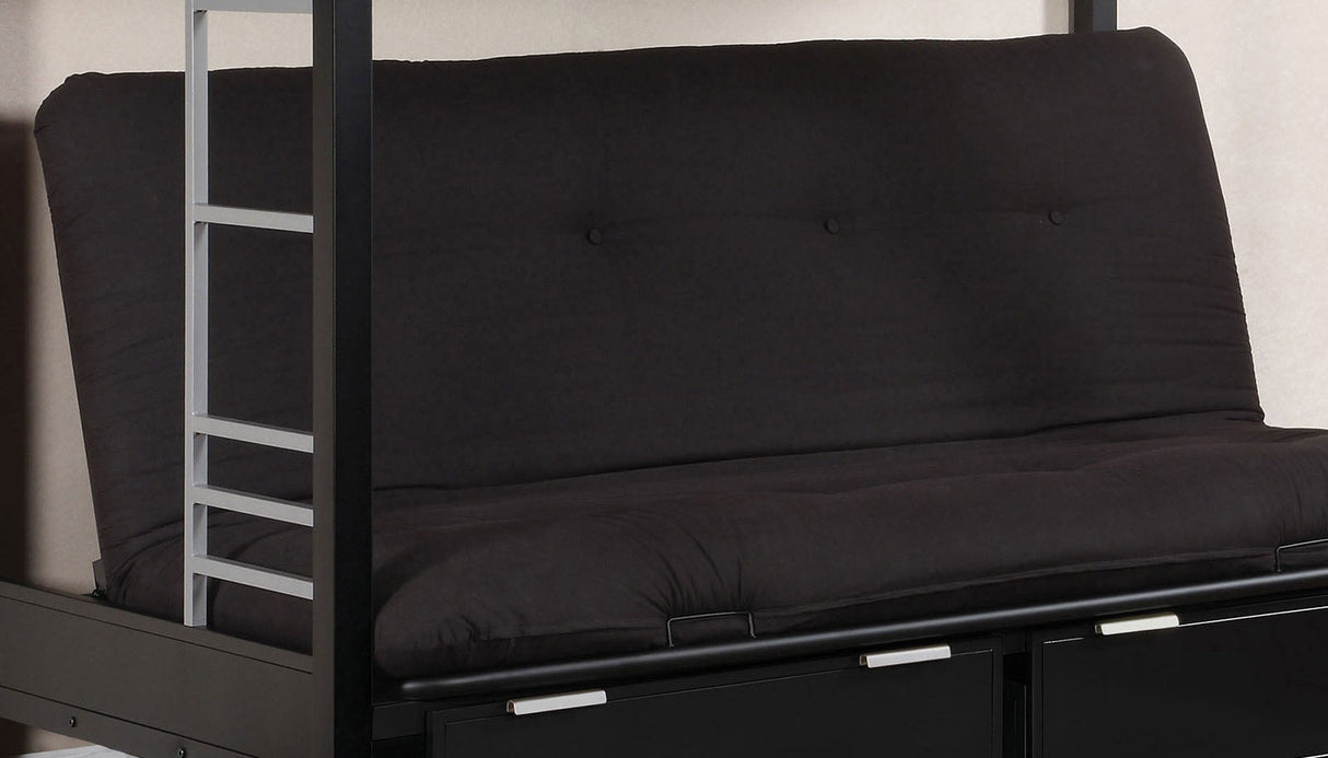 Plosh Black 6" Black Futon Mattress from Furniture of America - Luna Furniture