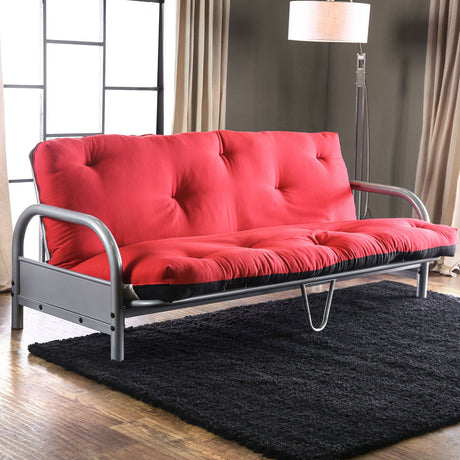 Aksel Black/Red Futon Mattress from Furniture of America - Luna Furniture