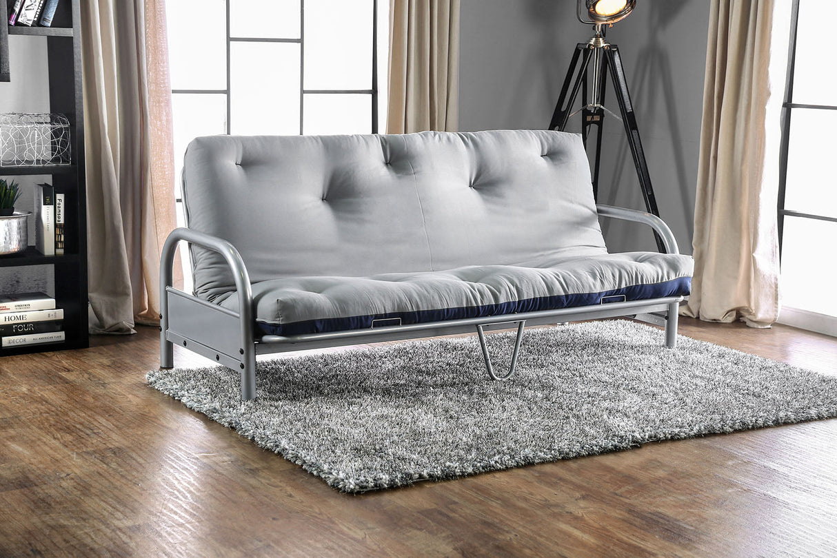 Aksel Gray/Navy Futon Mattress from Furniture of America - Luna Furniture