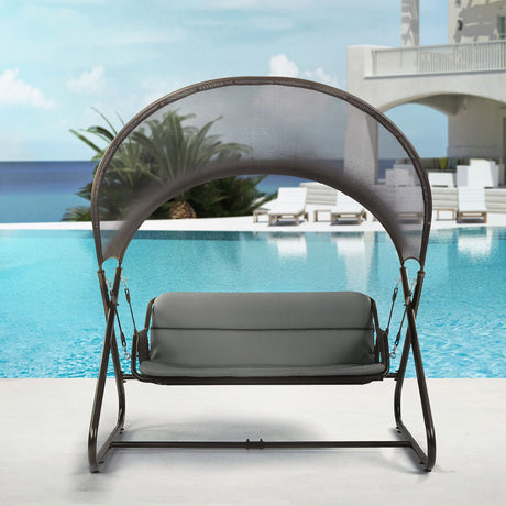 Sandor Black Swing Chair from Furniture of America - Luna Furniture