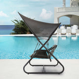 Sandor Black Swing Chair from Furniture of America - Luna Furniture