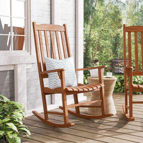 Moose Natural Rocking Chair from Furniture of America - Luna Furniture